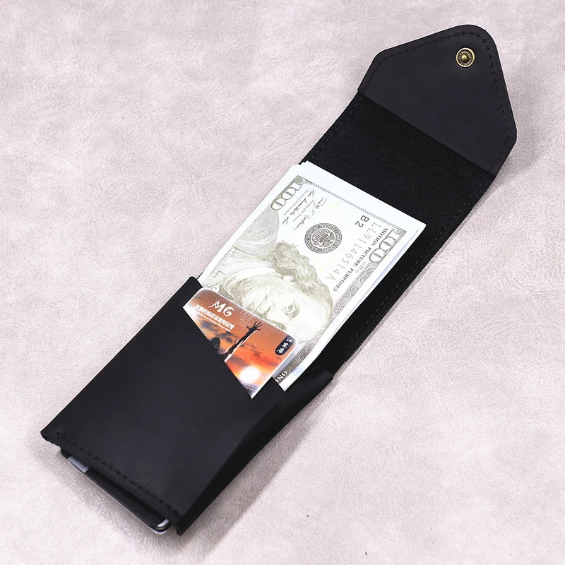 Minimalist Cowhide Leather Wallet