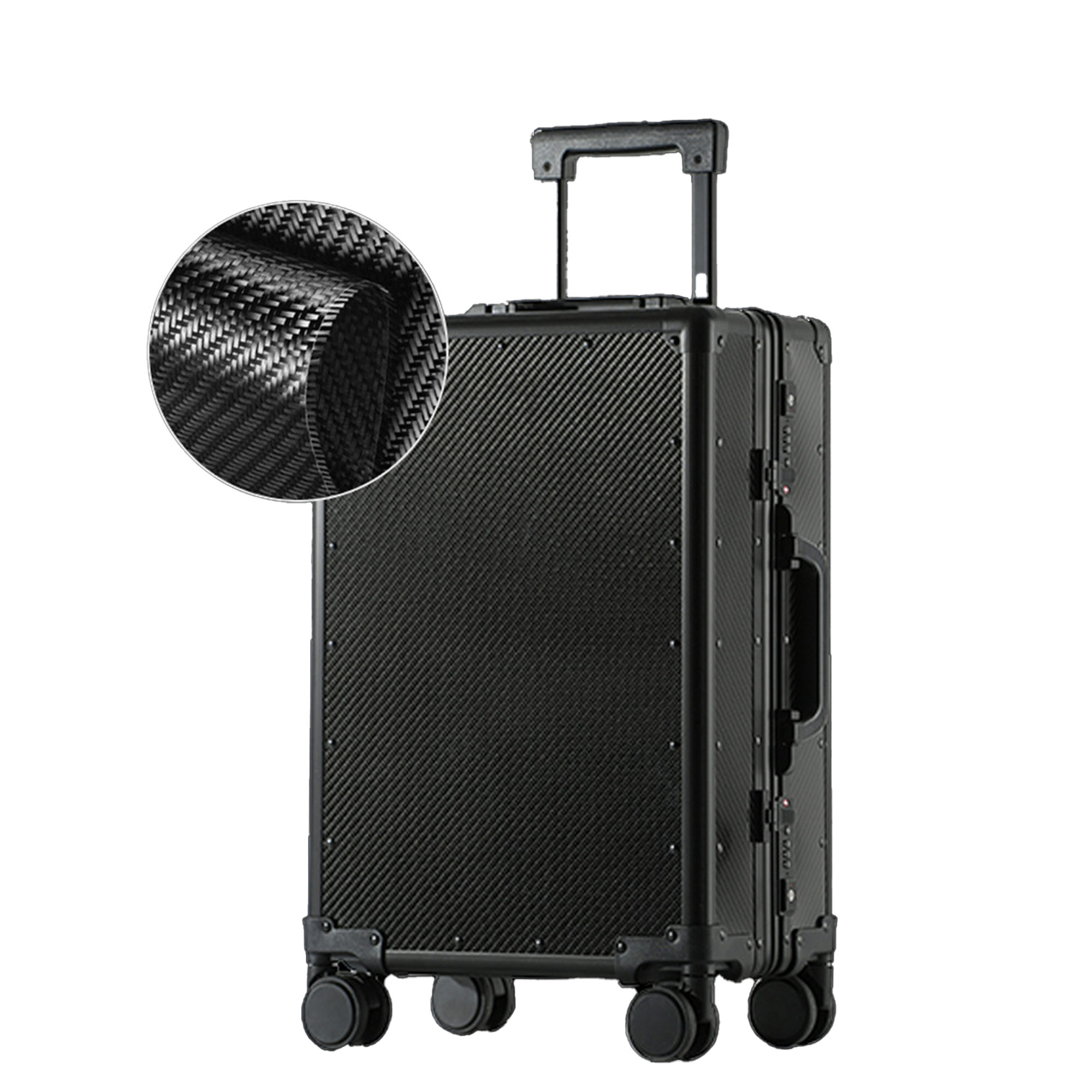 Carbon X 2.0: Carbon Fiber Suitcase Limited Edition Noir
