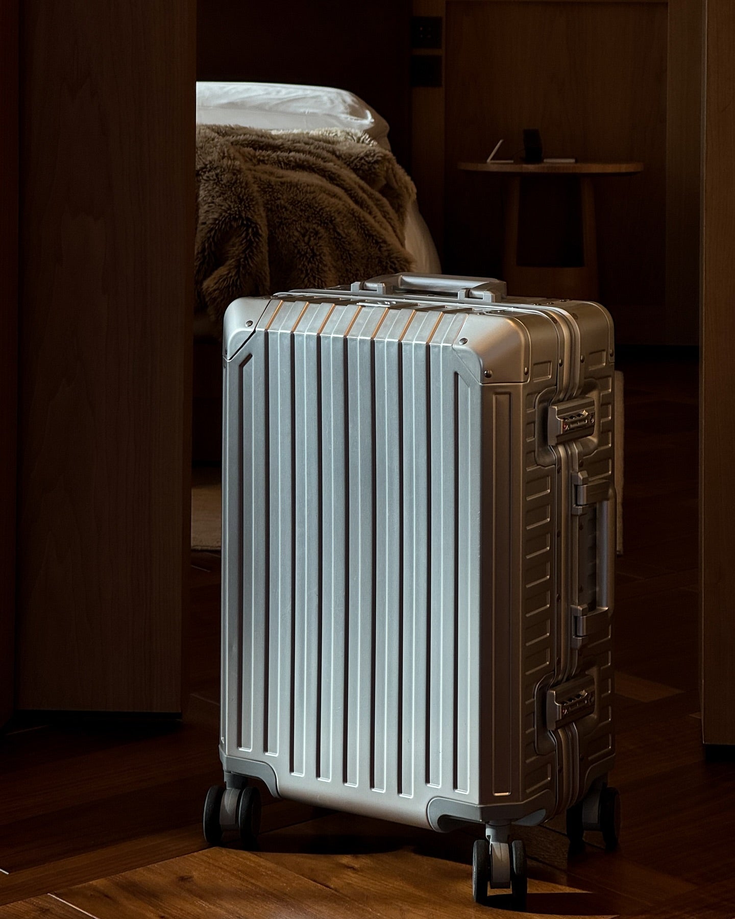 Bagage à main international : Édition aluminium argentée