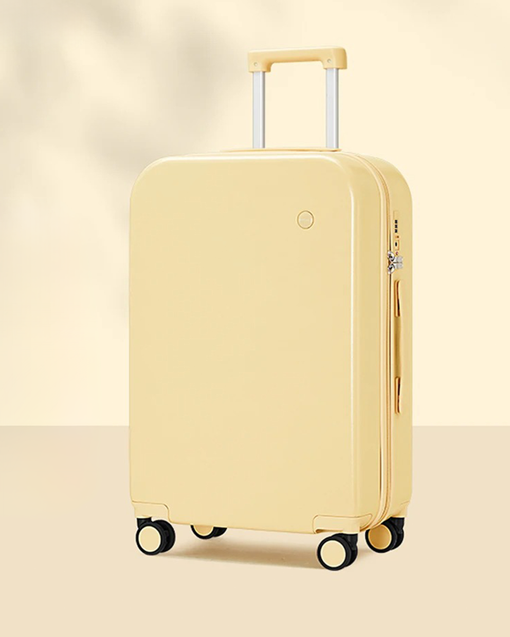 Valise en polycarbonate TORU x MIXI blanche