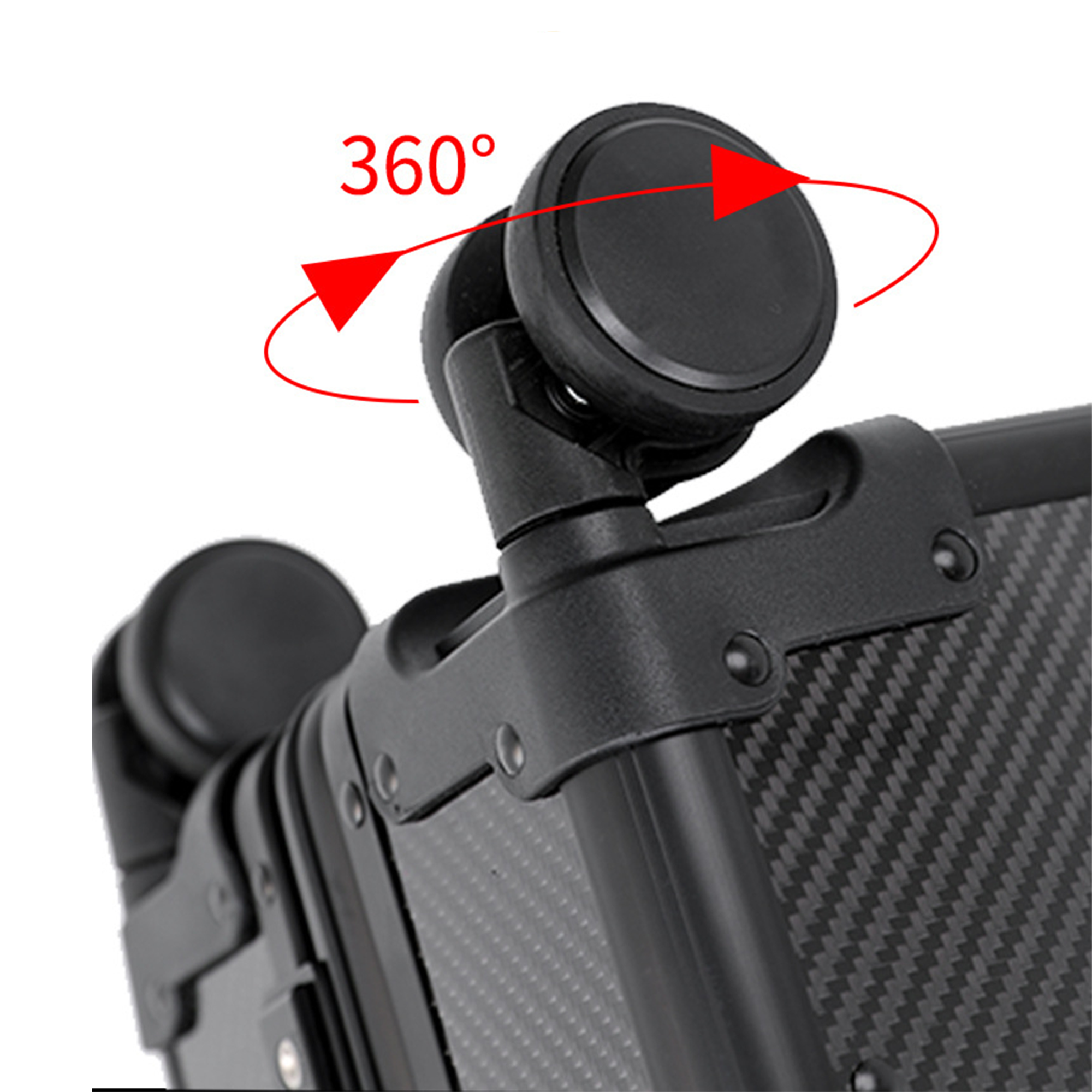 Carbon X 2.0: Carbon Fiber Suitcase Limited Edition Noir