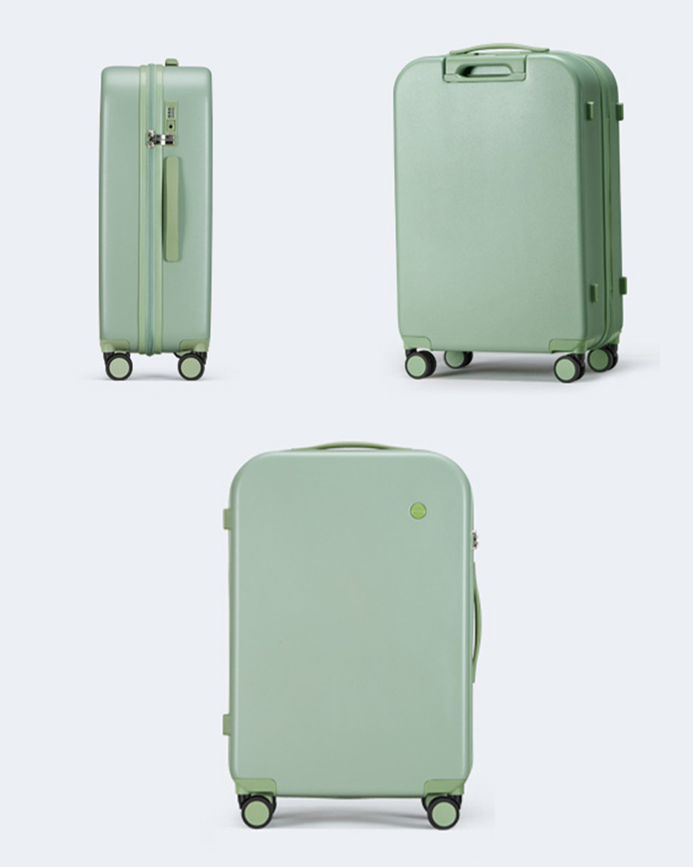 Valise en polycarbonate TORU x MIXI blanche