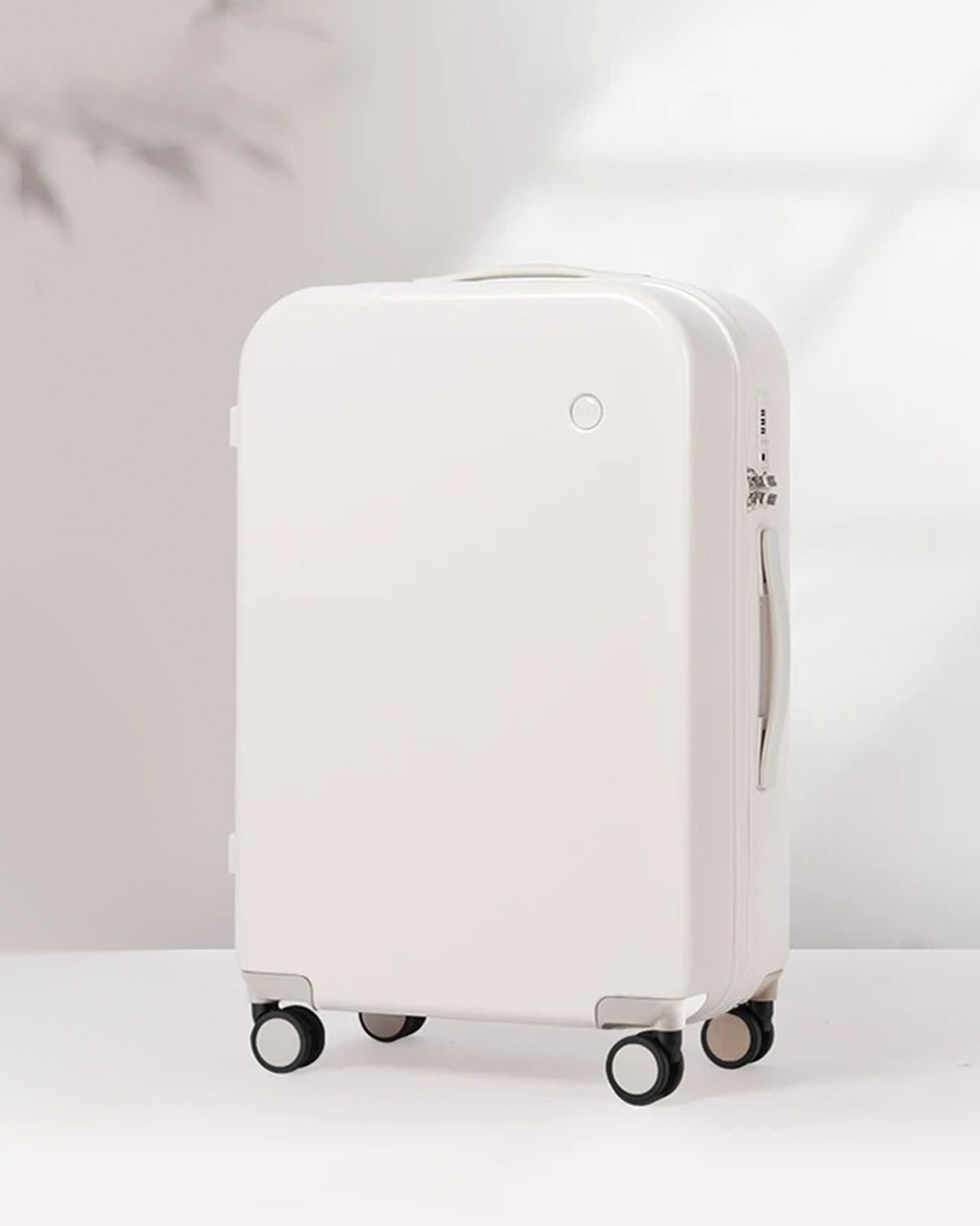 Valise en polycarbonate TORU x MIXI blanche