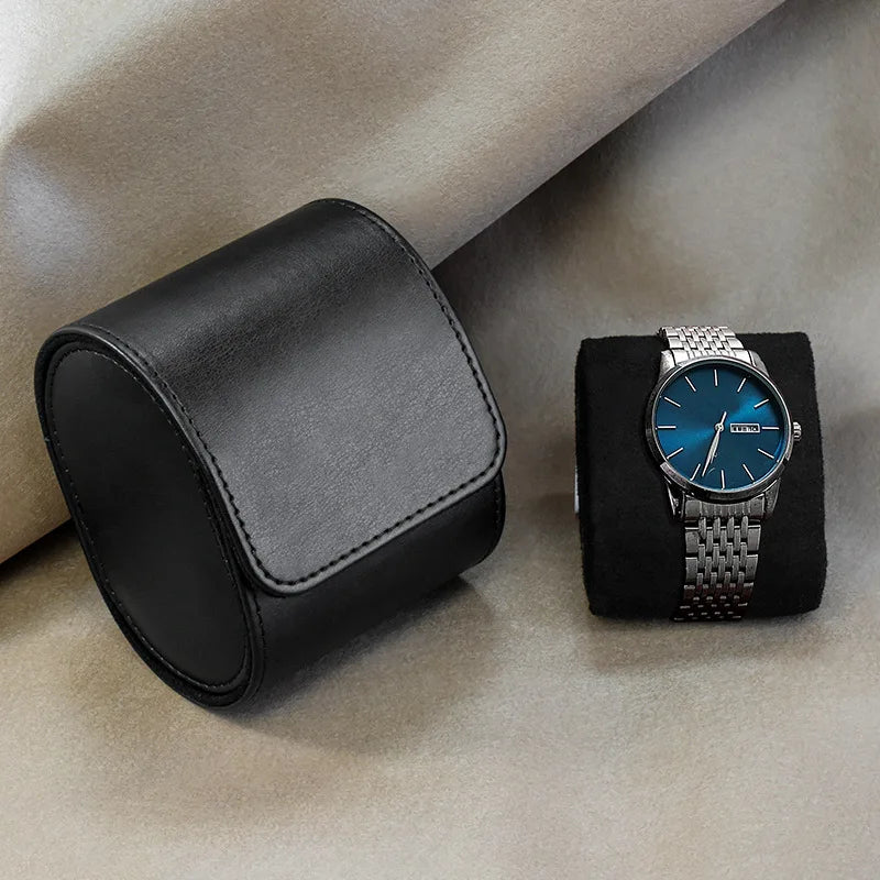 Travel Watch Leather Case