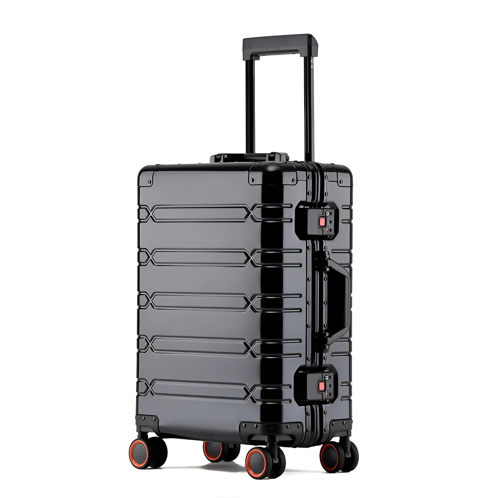 The Explorer Aluminum Suitcase Olive