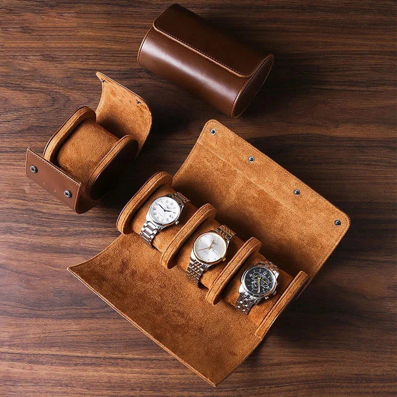 Travel Watch Leather Case