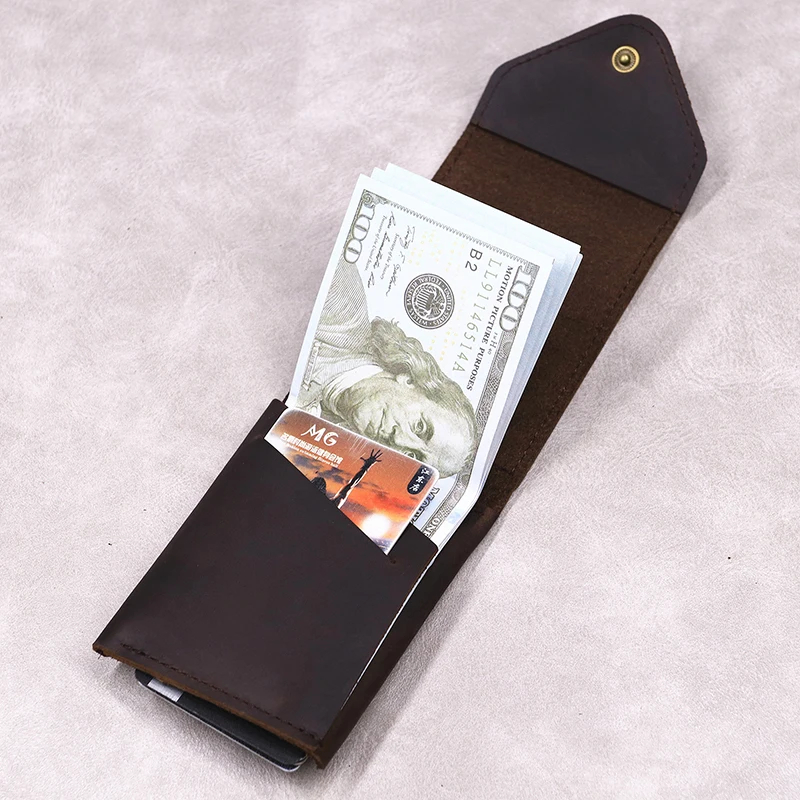 Minimalist Cowhide Leather Wallet